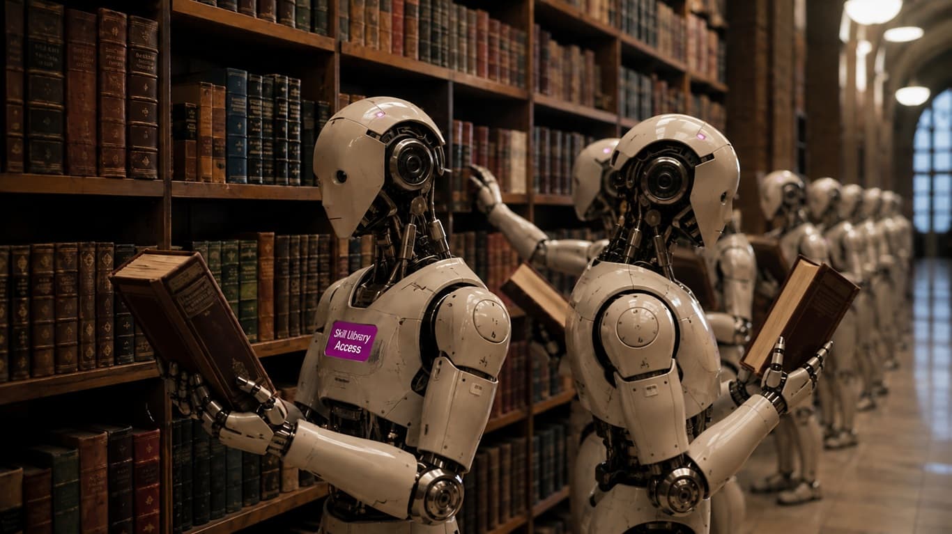 Cover Image for Исследование: библиотеки навыков для ИИ-агентов работают как инструкции, а не как знания