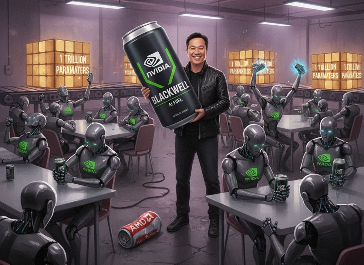 Cover Image for NVIDIA представила архитектуру Blackwell для AI-инференса в промышленных масштабах
